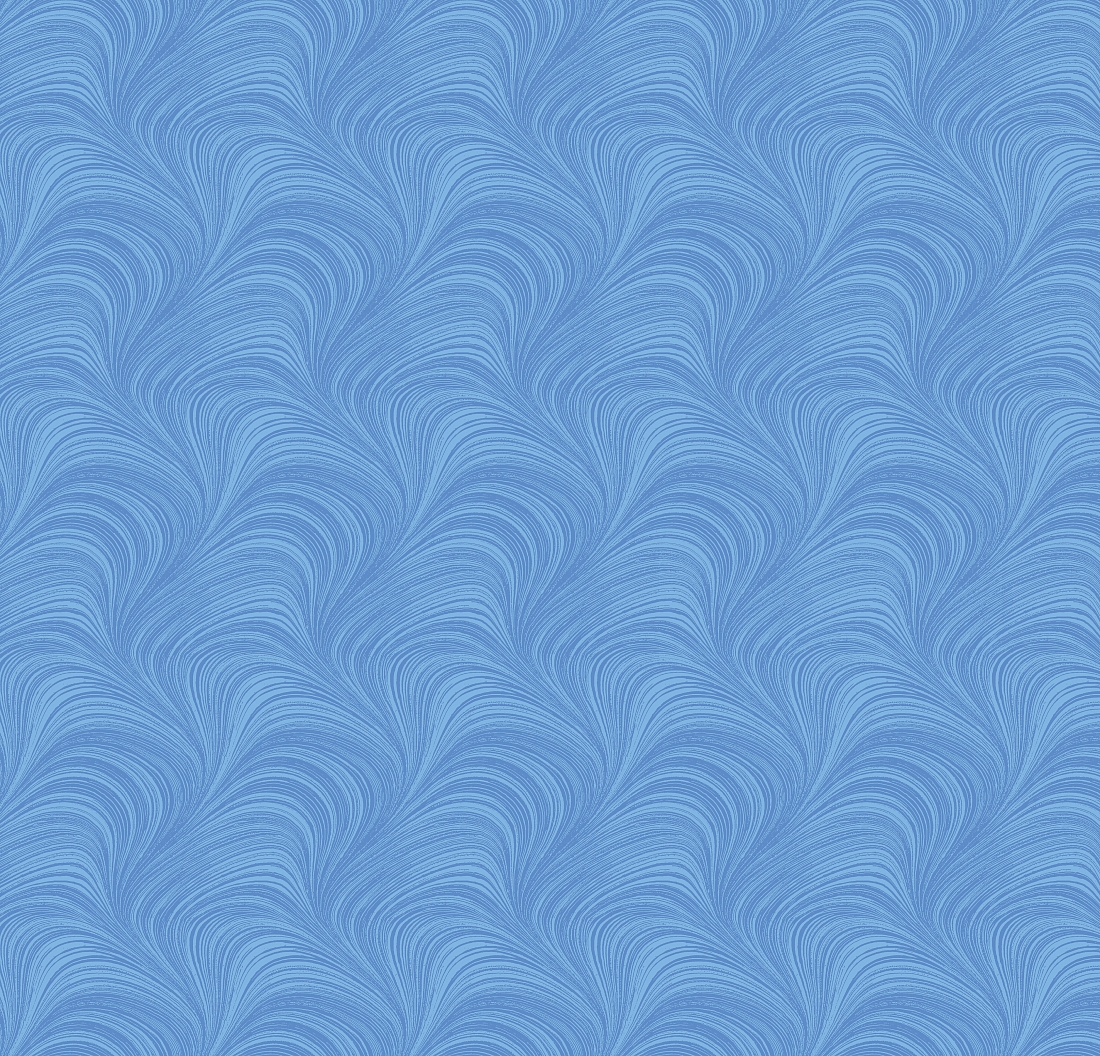 Ткань хлопок ткани на изнанку голубой, завитки, Benartex (арт. 2966W50B)