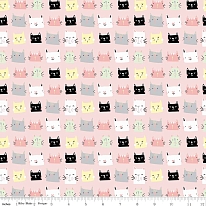 Ткань 100% хлопок [C7841-PINK]