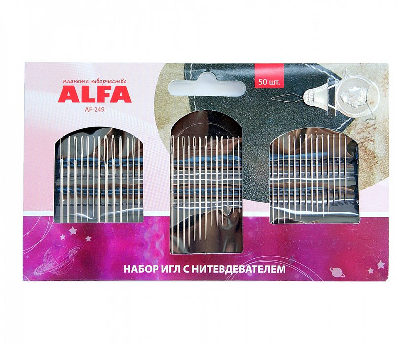 Ручные иглы для ремонтных работ Alfa AF-249 50 шт.