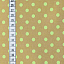 Ткань хлопок пэчворк зеленый, горох и точки, ALFA (арт. AL-10702)