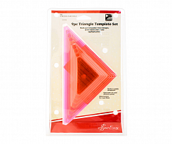 Набор лекал-треугольников для пэчворка Sew Easy ERGG08.PNK 9 шт.
