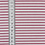 Ткань поплин пэчворк розовый белый, полоски, ALFA C (арт. 246921)