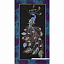Ткань хлопок пэчворк синий, птицы и бабочки животные природа, Benartex (арт. 10224M-12)