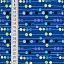Ткань хлопок для пэчворка синий разноцветные, полоски геометрия горох и точки, ALFA (арт. 232225)