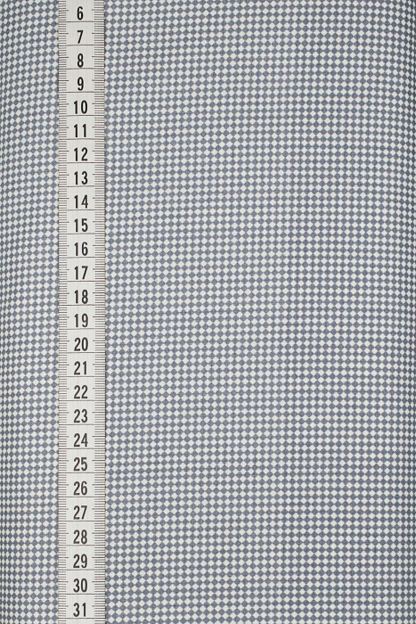 Ткань хлопок пэчворк белый серый, клетка геометрия, ALFA (арт. 232404)