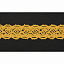 Кружево вязаное хлопковое Alfa AF-145-015 20 мм желтый