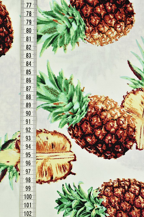 Ткань плюш плательные ткани разноцветные, еда и напитки ягоды и фрукты, ALFA C (арт. 232843-1)
