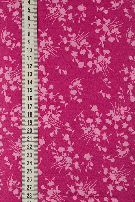 Ткань хлопок пэчворк розовый малиновый, фактура, ALFA (арт. 229651)