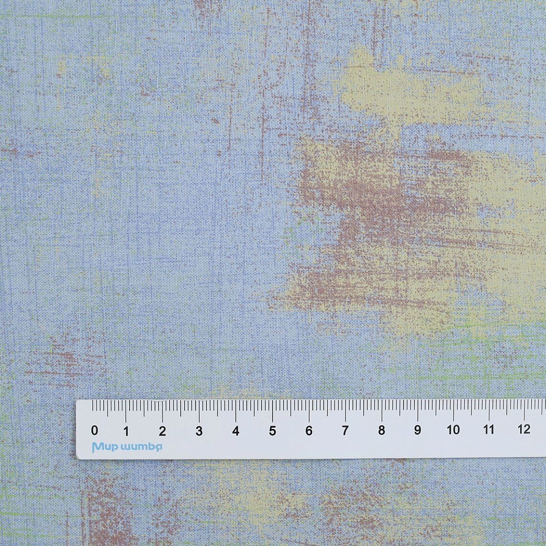 Ткань хлопок для пэчворка для одежды голубой, фактура, Moda (арт. 30150 22)
