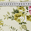 Ткань хлопок сумочные белый бежевый разноцветные золото, цветы, ALFA KANVAS (арт. 130398)