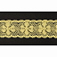 Кружево вязаное хлопковое Alfa AF-389-010 27 мм желтый