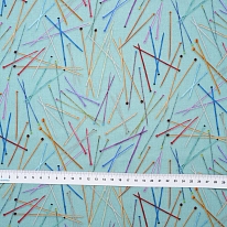 Ткань для лоскутного шитья [DDC11733-TEAL-D]