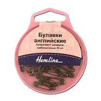 Булавки английские Hemline арт. 414.99/G002 ассорти