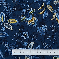 Ткань 100% хлопок [33203-77-navy]