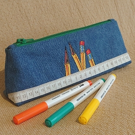 Мастер-класс «Пенал из джинсы»