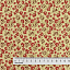 Ткань хлопок пэчворк бежевый красный, мелкий цветочек цветы, Riley Blake (арт. C10362-RED)