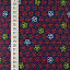 Ткань хлопок пэчворк разноцветные, цветы, ALFA (арт. 229675)