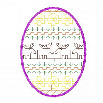 Дизайн для вышивки «Пасхальное яйцо. Орнамент 8»