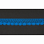 Кружево вязаное хлопковое Alfa AF-062-050 17 мм синий