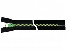 Молния Metalux YKK №5 однозамковая зеленая, 20 см