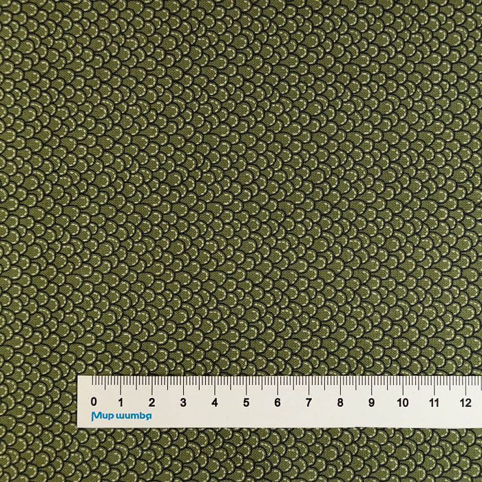 Ткань хлопок пэчворк зеленый, фактура, Windham Fabrics (арт. AL-12336)