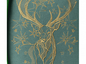 Дизайн для вышивки «Олень в звездах»